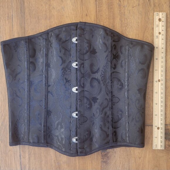 Floral Gothic Underbust Corset - Picture 4 of 6